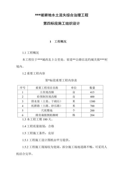 坡改梯经典投标综合施工组织设计.docx