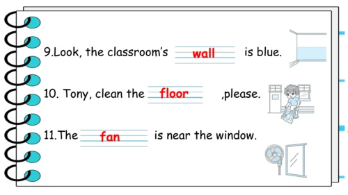 Unit 1 My classroom 复习课件（单词+句型+语法+语音+阅读指导）（共95张PPT