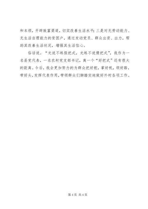 县党代表发言材料.docx