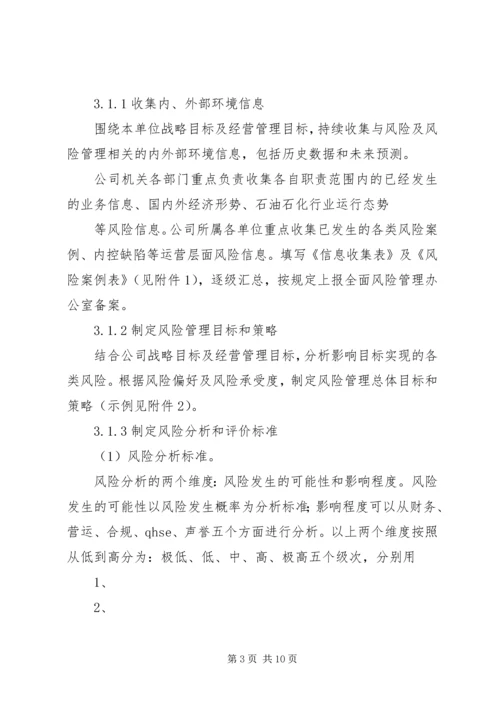 公司风险评估工作指引.docx