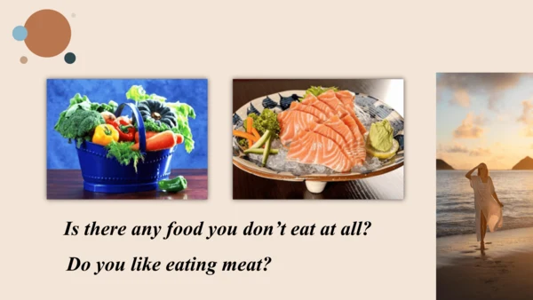 Module 6 Eating together Unit 3 Language in use  课