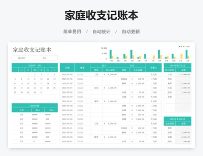 家庭收支记账本