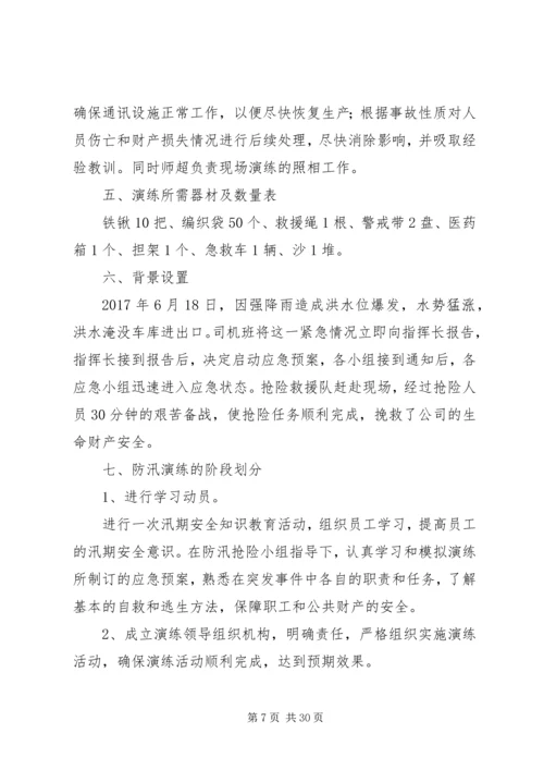 防汛应急演练方案 (7).docx