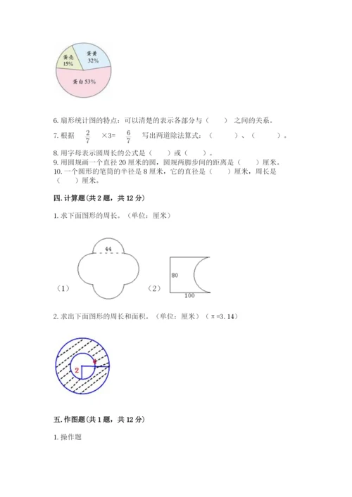 2022六年级上册数学期末考试试卷（考点梳理）.docx