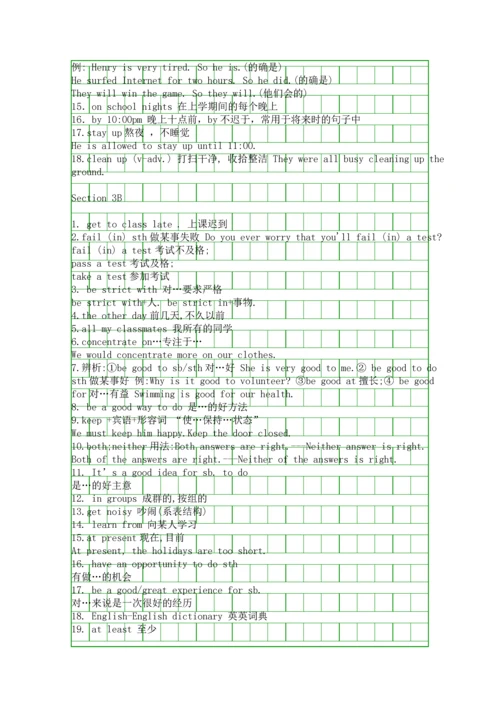 九年级英语上册Unit3重点词组总结.docx