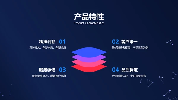 科技风蓝色数码产品介绍PPT