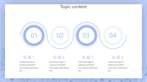 小清新个人简历岗位竞聘述职报告动态PPT模板