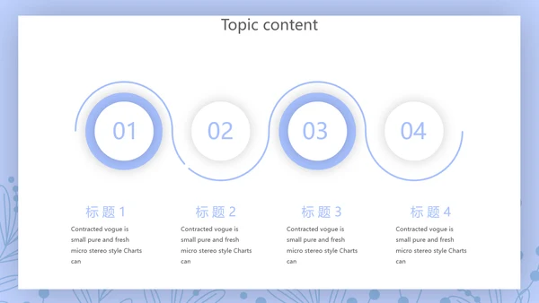 小清新个人简历岗位竞聘述职报告动态PPT模板