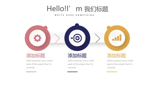 创意时尚微立体述职报告商务通用PPT动态模板