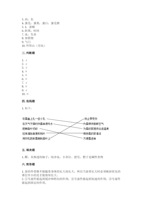 教科版三年级下册科学期末测试卷精品【预热题】.docx