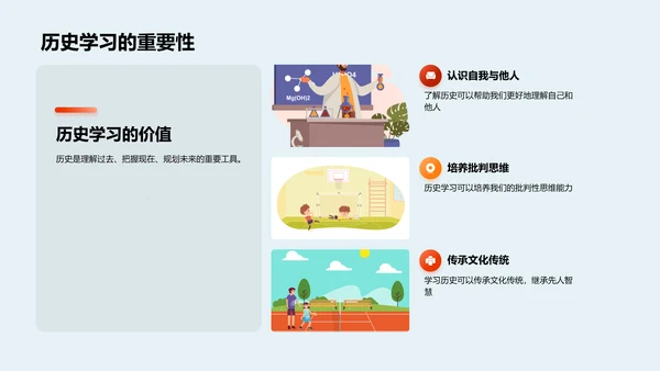 历史研究PPT模板