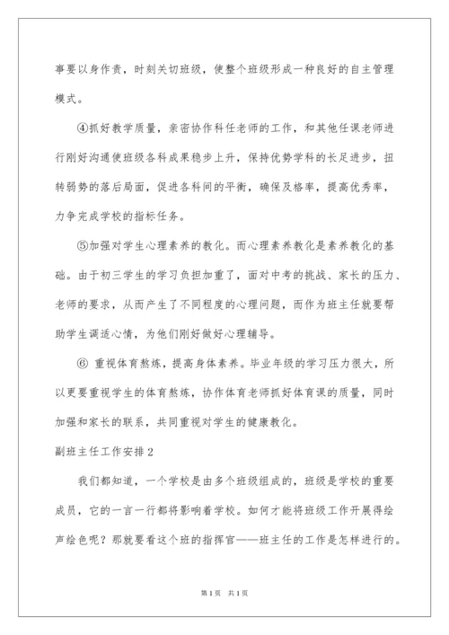 2022副班主任工作计划.docx