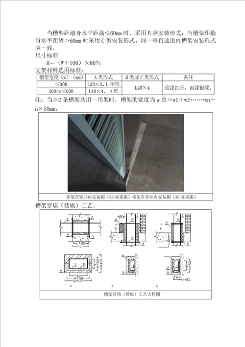 电缆桥架安装方案共7页