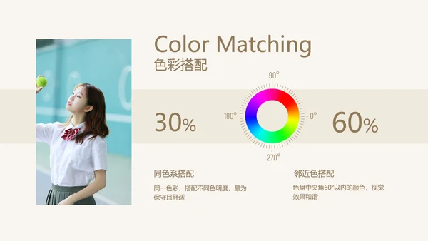 简约欧美风时尚穿搭培训PPT模板