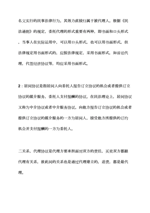 委托书之委托代理合同效力.docx