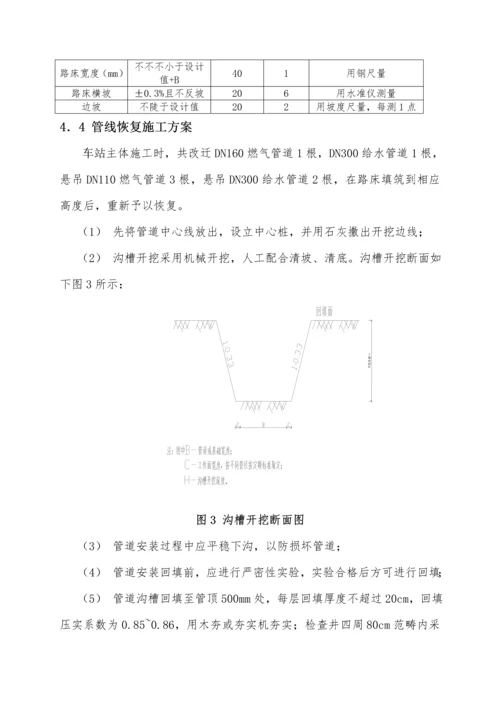 地铁车站道路恢复综合施工专题方案.docx