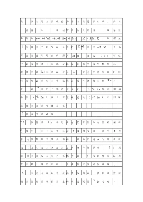 核电厂地下廊道的防冻研究资料