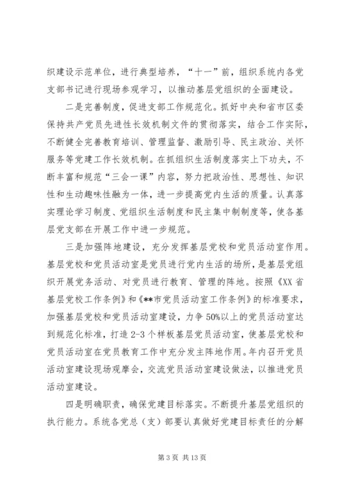 建管局党建工作计划.docx