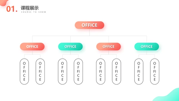 学英语培训机构3D风课程展示通用PPT模板