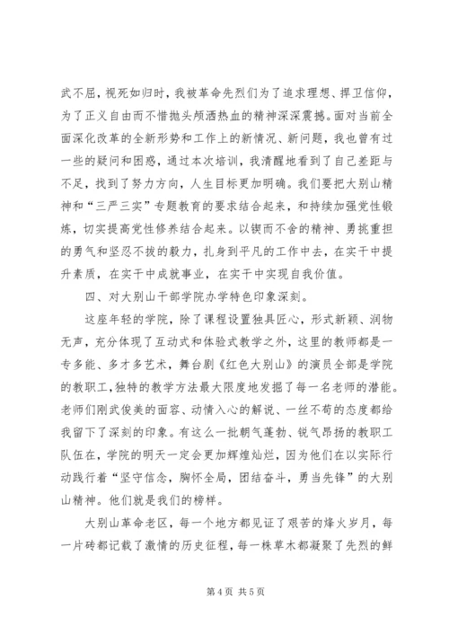 大别山培训心得体会范文.docx