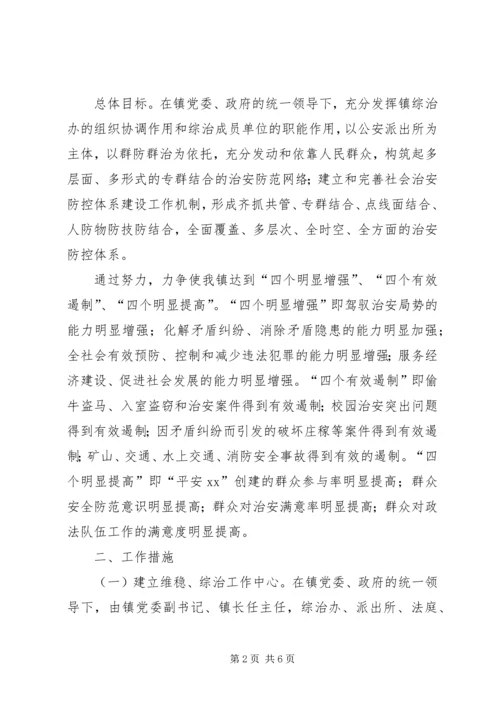 乡镇社会治安防控体系建设的实施意见.docx