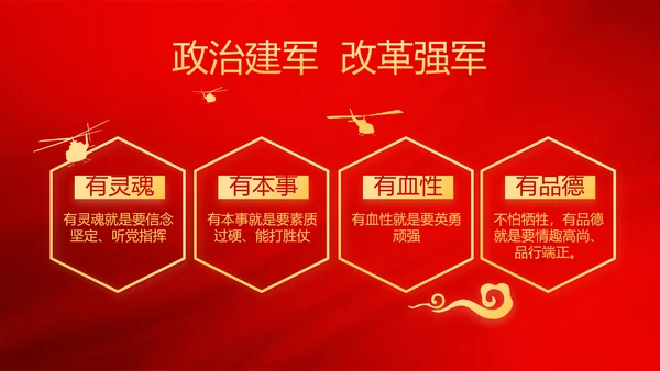 红色极简党建党支部学习教育活动动态PPT