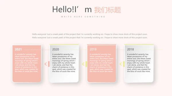 幸福一家人电子相册动态PPT