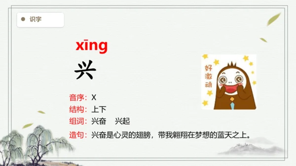【2024秋季学期教材】语文三上20. 美丽的小兴安岭    生字识记课件