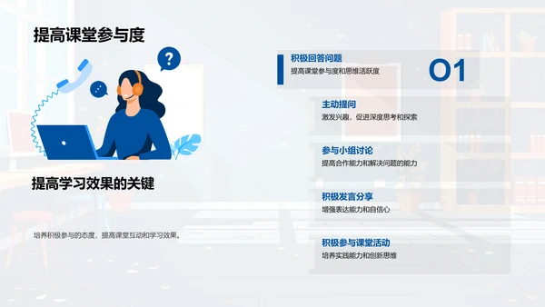 初一学习策略报告PPT模板
