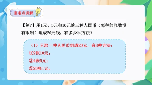 第五单元：认识人民币(单元复习课件)-人教版一年级数学下册(共34张PPT)