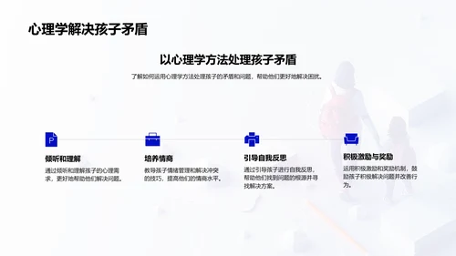 亲子教育实用指南PPT模板