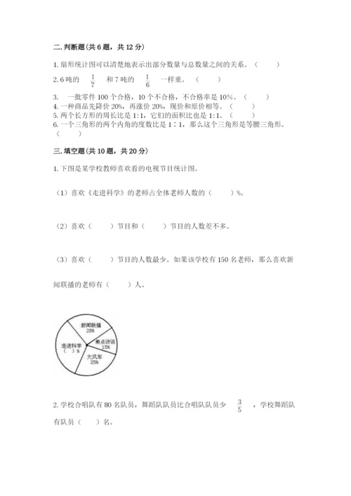 人教版六年级上册数学期末测试卷附完整答案【夺冠】.docx