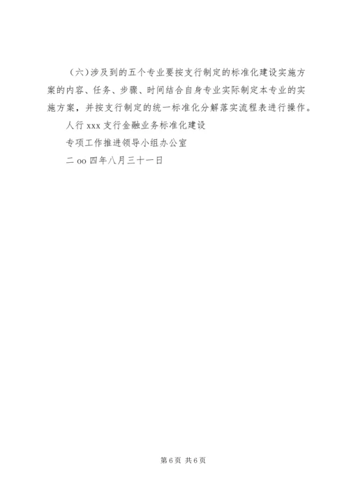 银行标准化管理实施方案 (4).docx