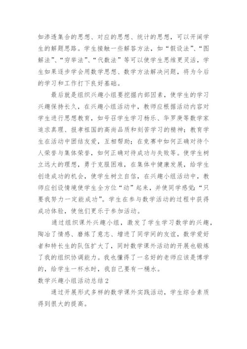 数学兴趣小组活动总结.docx