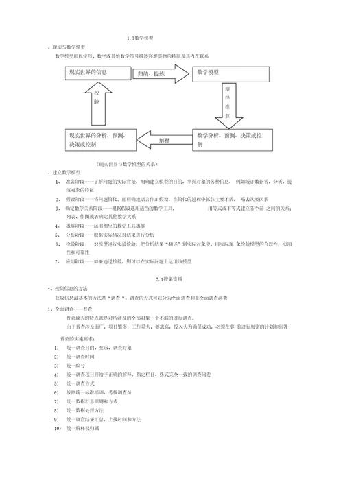 管理定量分析整理