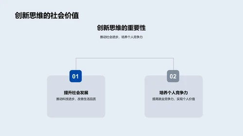 创新思维培训报告PPT模板