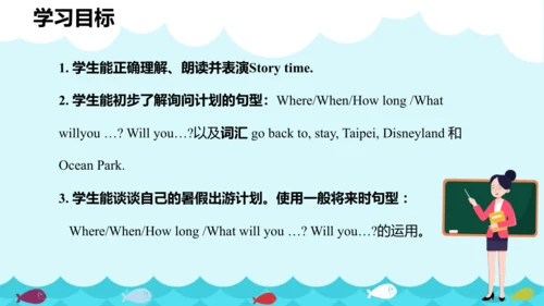 Unit 7 Summer holiday plans Story time & Grammar t