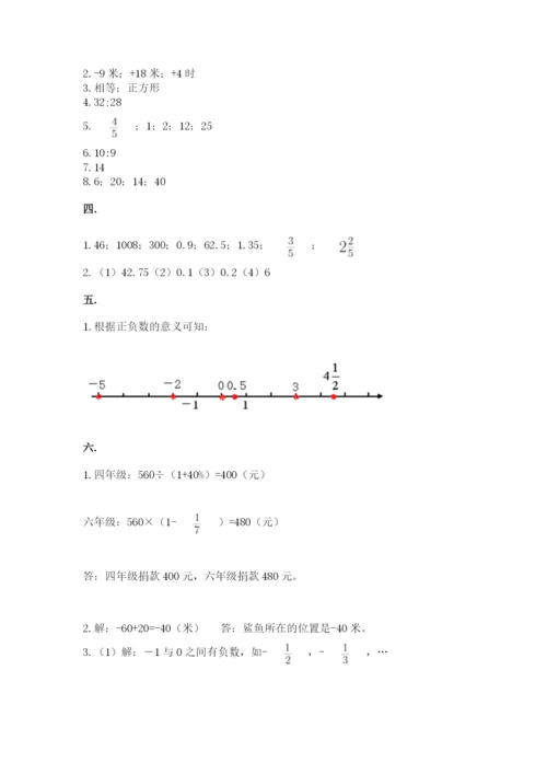 辽宁省【小升初】小升初数学试卷附参考答案（综合题）.docx