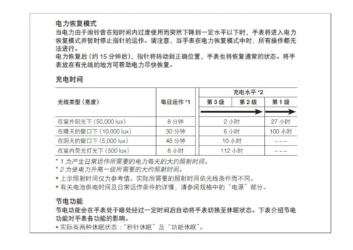 Casio光动能手表专项说明书.docx