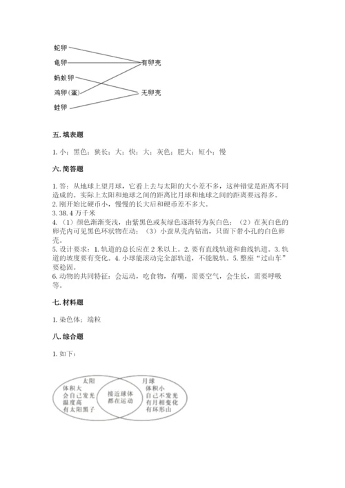 教科版科学三年级下册期末测试卷精品【名师推荐】.docx
