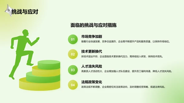 绿色3D风通用行业工作总结汇报PPT模板
