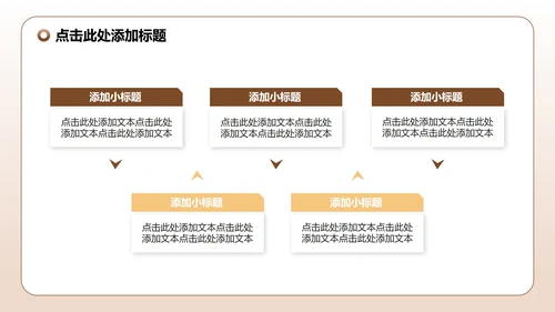 浅棕色简约风文献汇报毕业答辩PPT模板