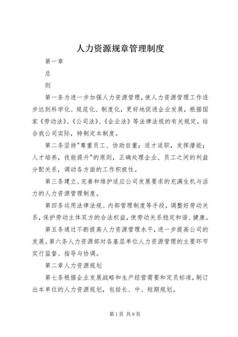 人力资源规章管理制度_1.docx