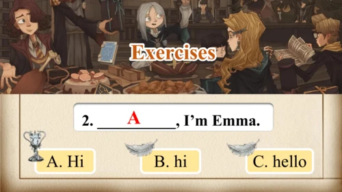 Starter Unit 1 Section A (1a~2d)哈利波特主题教学课件【新人教（202