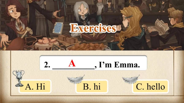 Starter Unit 1 Section A (1a~2d)哈利波特主题教学课件【新人教（202