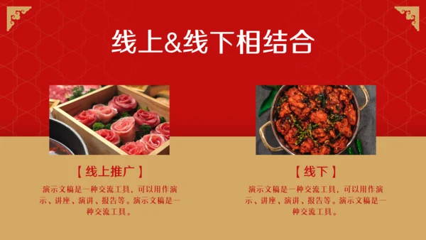 火锅店全年营销活动通用PPT模板