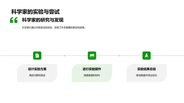 科学家的故事PPT模板