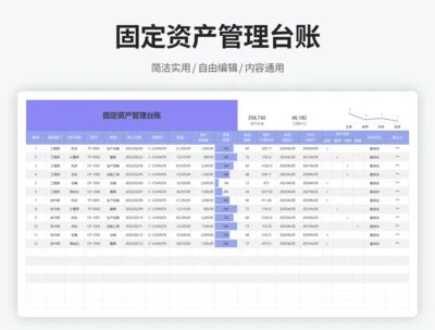 固定资产管理台账