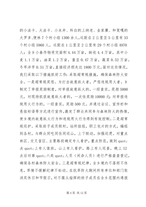 在乡经济社会发展情况检查会上的讲话.docx