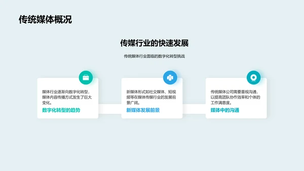 数字化转型与传统媒体PPT模板